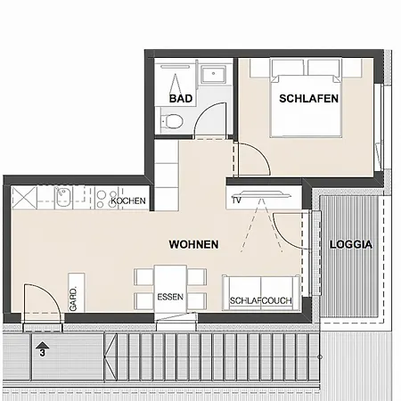 Lägenhet Quartier39